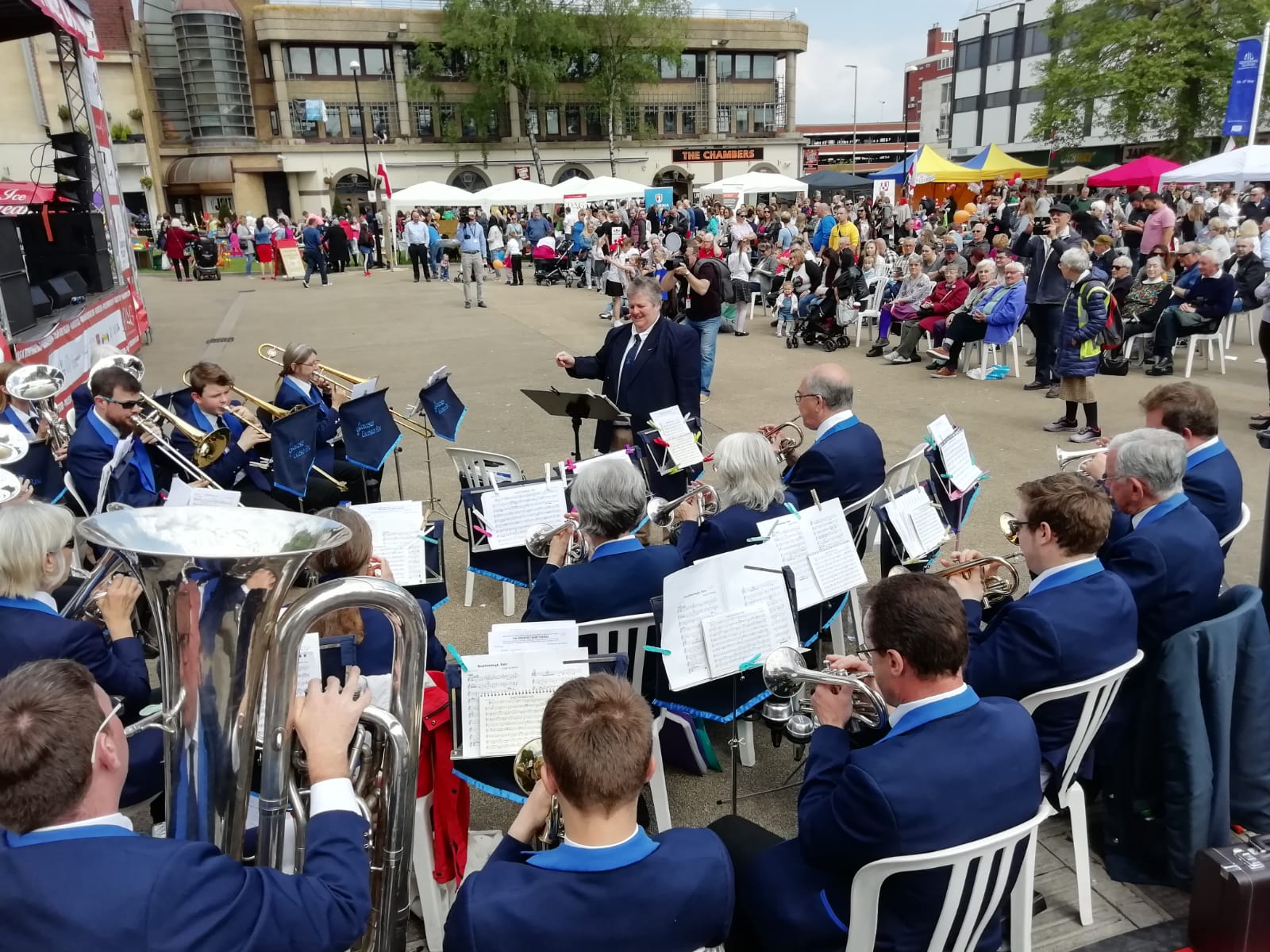 Band performing at Polish Day