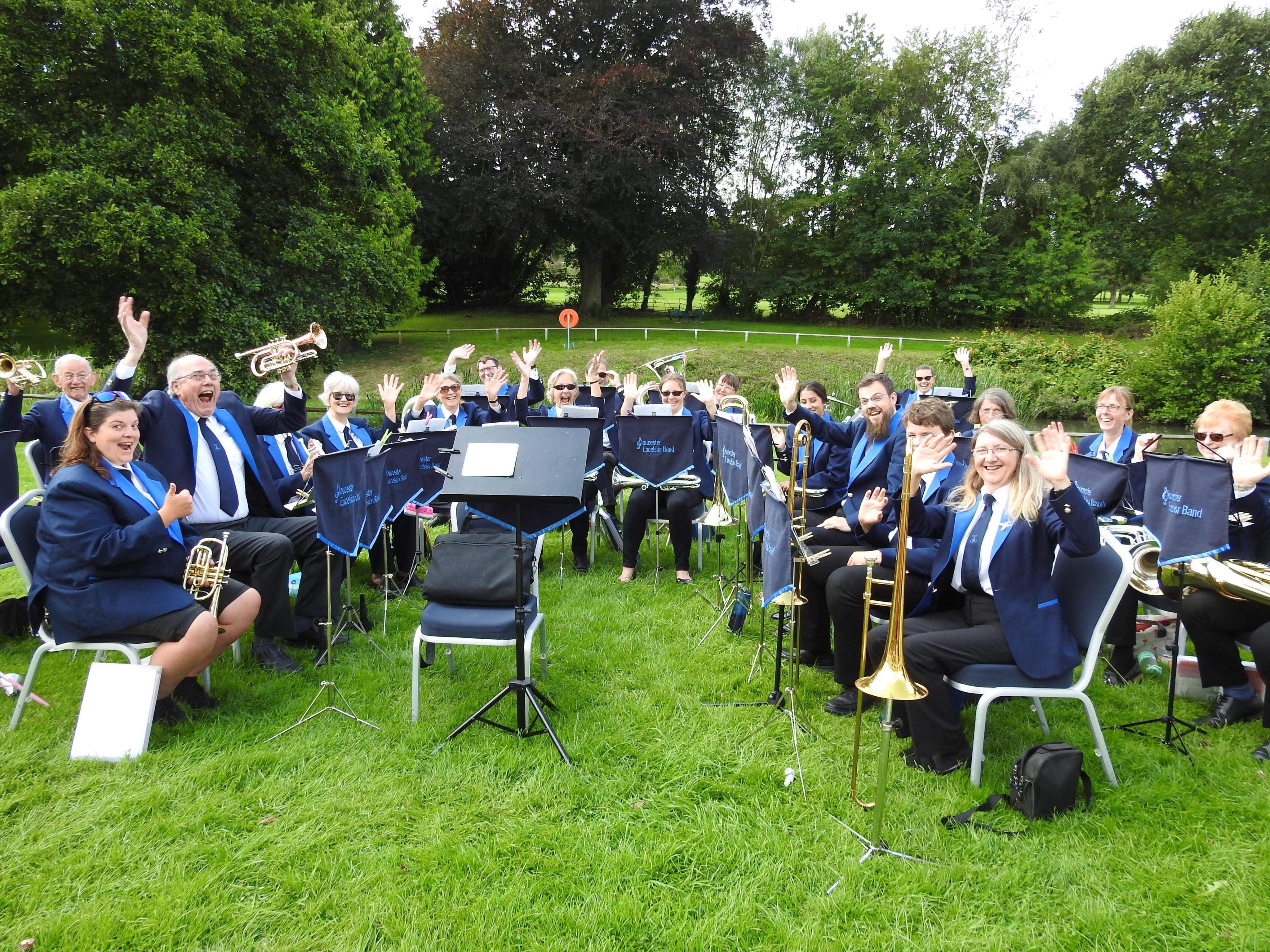 Band performing at a 2019 wedding
